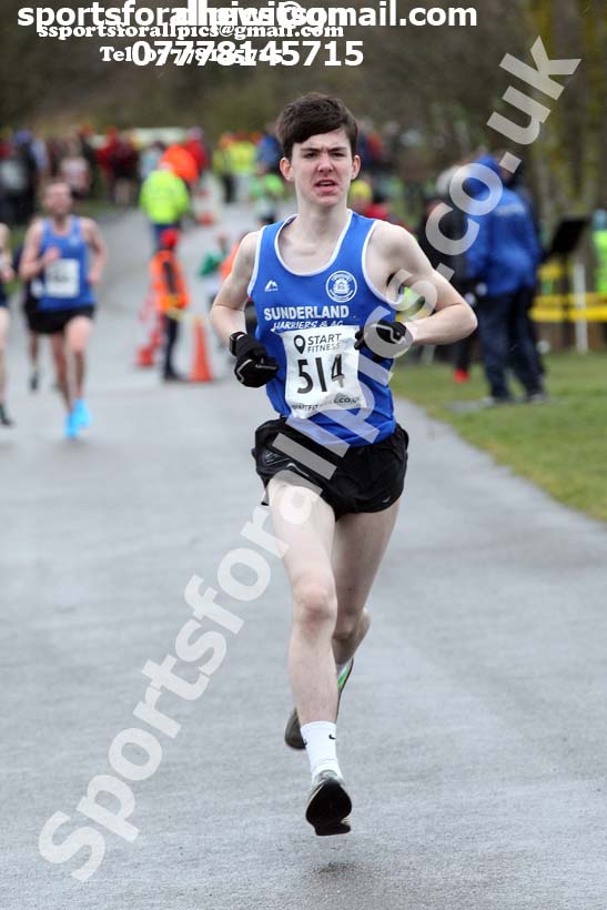 Senior mens NECAA Road Relays Champs., Hetton Lyons Oark, Hetton-le-Hole. Photo: David T. Hewitson/Sports for All Pics